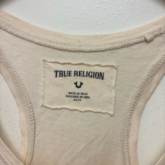 True Religion High Low Racerback Tank Top - Picture 4 of 11